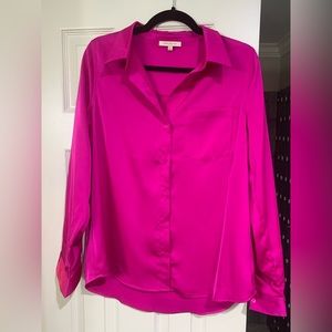 Silk like button up